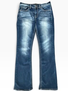 Buckle Black Women's Fit No.76 Mid Blue Bootcut Jeans Size 29 X 34